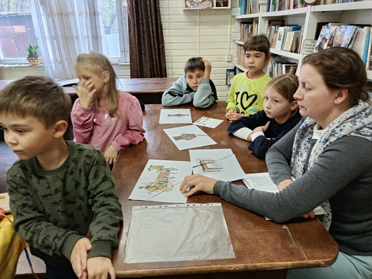 Первое занятие в детской воскресной школе!