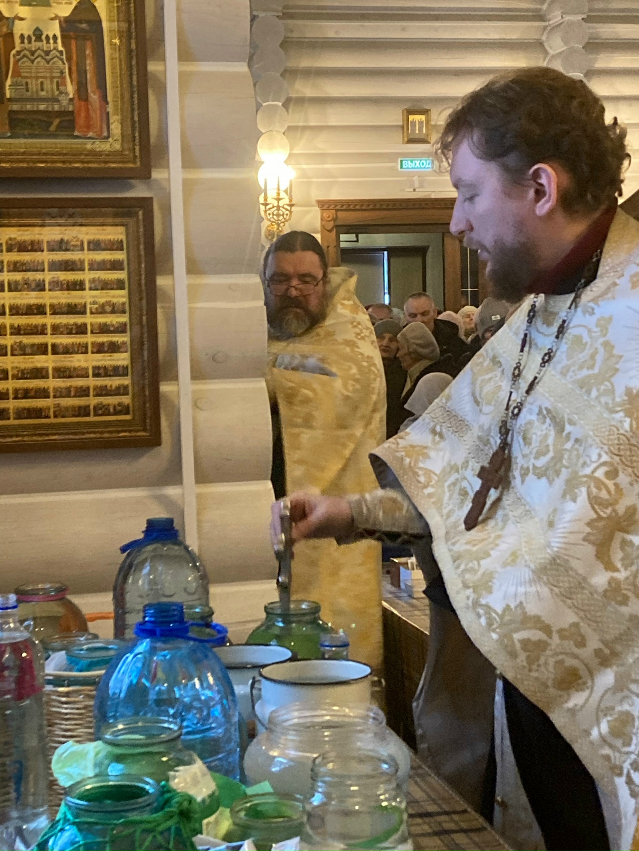 19 января 2026 г. Крещение Господне.Литургия свт. Василия Великого. Великое освящение воды.